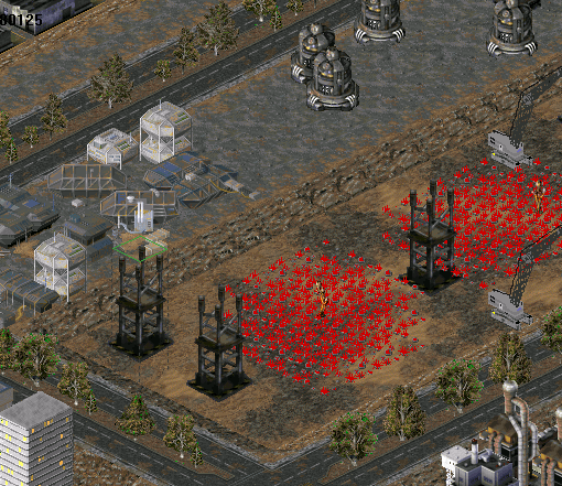 Storage cans and unfinished structure frame.PNG