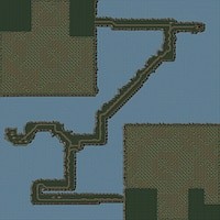 square island track test {RA1 - Map} | Project Perfect Mod