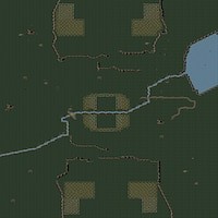 Alerte rouge 1V1 test version {RA1 - Map} | Project Perfect Mod